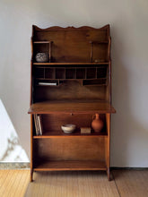 Load image into Gallery viewer, Victorian Antique Oak Secretary Desk