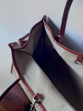 Load image into Gallery viewer, Vintage Dooney &amp; Bourke Monogram Brown Tote