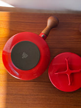 Load image into Gallery viewer, Vintage Dansk Red Enamel Steel Saucepan