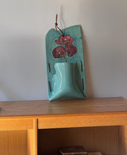 Load image into Gallery viewer, Handcrafted Large Studio Pottery Wall Pocket Vase