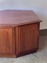 Load image into Gallery viewer, 1970&#39;s Walnut Storage End Table