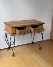 Load image into Gallery viewer, Rustic Spanish Console Table