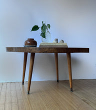 Load image into Gallery viewer, Vintage MCM Live Edge Coffee Table