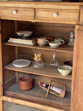 Load image into Gallery viewer, Tall Antique Wooden Pie Safe Cabinet
