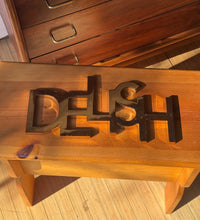 Load image into Gallery viewer, Vintage 1970&#39;s &#39;Delish&#39; Brass Trivet