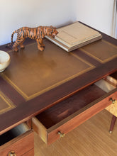 Load image into Gallery viewer, Mid Century Modern Cherry Writing Desk