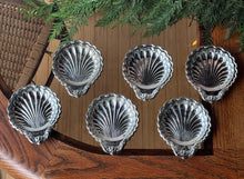 Load image into Gallery viewer, Antique Set of Silver Plated Scallop Shell Plates