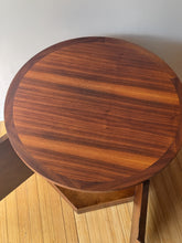 Load image into Gallery viewer, 1960’s Lane Walnut Drum Table/cabinet Rhythm Collection