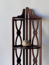 Load image into Gallery viewer, Vintage Wooden Corner Shelf