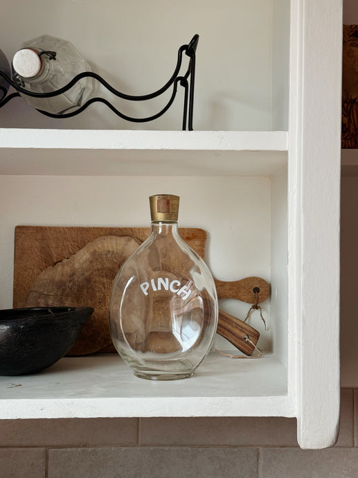 Antique Scottish “Pinch” Whiskey Glass Bottle