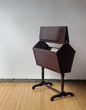 Load image into Gallery viewer, Antique Standing Sewing Box