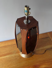 Load image into Gallery viewer, 1960’s Lawrin MCM Walnut Lamp
