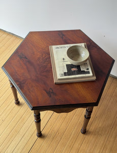 Brandt Antique Scalloped 6 Legged Table