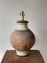 Load image into Gallery viewer, Vintage Pottery Lamp