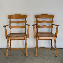 Load image into Gallery viewer, Antique Maple Temple Stuart Chairs- priced individually