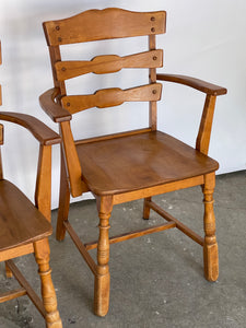 Antique Maple Temple Stuart Chairs- priced individually
