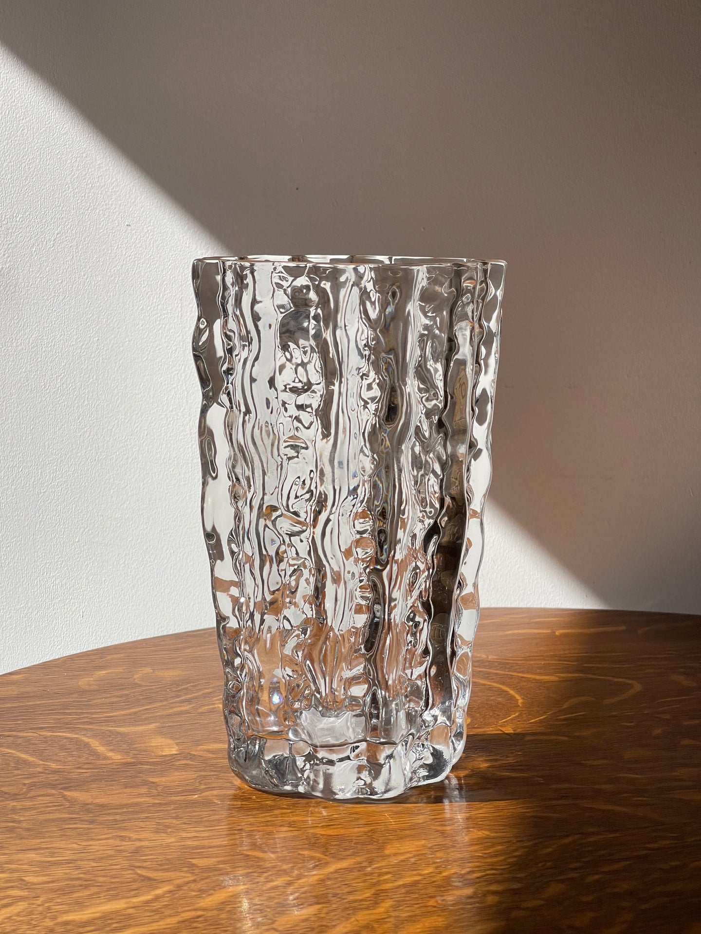 Abstract Dimensional Glass Vase