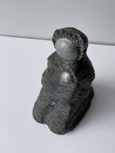 Load image into Gallery viewer, Abstract Mama &amp; baby Ceramic Iron Glaze Scuplture