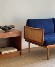Load image into Gallery viewer, 1960&#39;s Danish Peter Hvidt for France and Sons Teak and Cane Extending Daybed Sofa