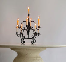 Load image into Gallery viewer, XL Vintage Wrought Iron Candelabra